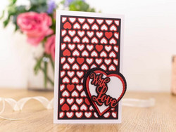 Gemini Double-Sided Create-A-Card stanssi Lots of Love