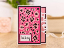 Gemini Double-Sided Create-A-Card stanssi Retro Floral