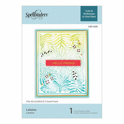 Spellbinders leikkaava kohokuviointikansio Lahaina