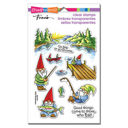 Stampendous leimasinsetti Gnome Fishing