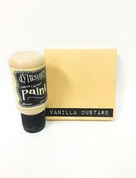 Dylusions Flip Cap -akryylimaali, sävy Vanilla Custard