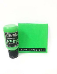 Dylusions Flip Cap -akryylimaali, sävy Sour Appletini