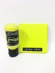 Dylusions Flip Cap -akryylimaali, sävy Lemon Drop