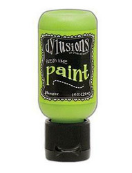 Dylusions Flip Cap -akryylimaali, sävy Fresh Lime