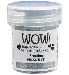 Wow! Embossing Glitters -kohojauhe, sävy Frosting by Marion Emberson, Regular (T)