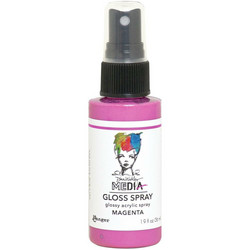 Dina Wakley Media Gloss Spray -suihke, sävy Magenta, 56 ml