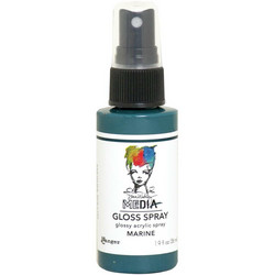 Dina Wakley Media Gloss Spray -suihke, sävy Marine, 56 ml