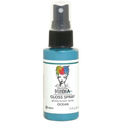 Dina Wakley Media Gloss Spray -suihke, sävy Ocean, 56 ml