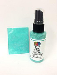 Dina Wakley Media Gloss Spray -suihke, sävy Turquoise, 56 ml