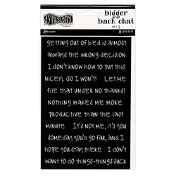 Dyan Reaveley's Dylusions Bigger Back Chat 2 -tarrat, black