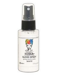 Dina Wakley Media Gloss Spray -suihke, sävy White, 56 ml