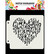 Dutch Doobadoo Alphabet Heart -sapluuna