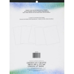 Kelly Creates Watercolor Brush Lettering Project Pad -paperipakkaus