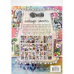 Dyan Reaveley's Dylusions Collage Sheets -paperipakkaus, setti 1
