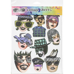 Dyan Reaveley's Dylusions Collage Sheets -paperipakkaus, setti 1