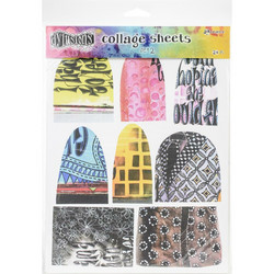 Dyan Reaveley's Dylusions Collage Sheets -paperipakkaus, setti 2