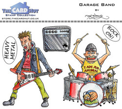 The Card Hut leimasinsetti Garage Band