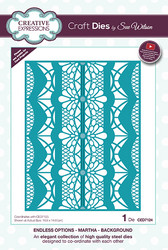 Creative Expressions stanssi Endless Options, Martha Background