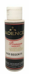 Cadence Premium Acrylic -akryylimaali, sävy Begonia, 70 ml