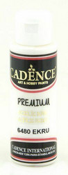Cadence Premium Acrylic -akryylimaali, sävy Ecru, 70 ml