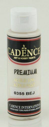 Cadence Premium Acrylic -akryylimaali, sävy Beige, 70 ml
