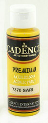 Cadence Premium Acrylic -akryylimaali, sävy Yellow, 70 ml