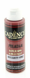 Cadence Premium Acrylic -akryylimaali, sävy Country Red, 70 ml