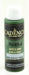 Cadence Premium Acrylic -akryylimaali, sävy Dark Green, 70 ml