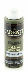 Cadence Premium Acrylic -akryylimaali, sävy Khaki Green, 70 ml