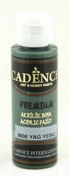 Cadence Premium Acrylic -akryylimaali, sävy Oil Green, 70 ml