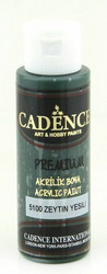 Cadence Premium Acrylic -akryylimaali, sävy Olive Green, 70 ml