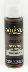 Cadence Premium Acrylic -akryylimaali, sävy Chocolate, 70 ml