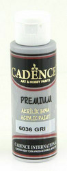 Cadence Premium Acrylic -akryylimaali, sävy Gray, 70 ml