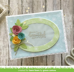 Lawn Fawn stanssisetti Rolled Roses