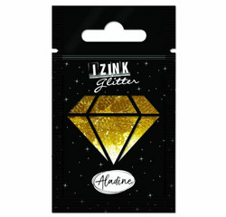 Aladine Izink Glitter -koristeet, Gold Pineapple