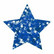 Aladine Izink Glitter -koristeet, Blue Stars