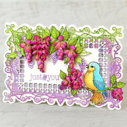 Heartfelt Creations Wisteria Petals -leimasinsetti