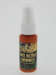 Cadence Mix Media Shimmer Spray, sävy Orange
