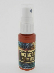 Cadence Mix Media Shimmer Spray, sävy Dark Orange