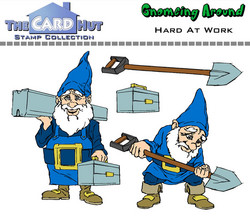 The Card Hut leimasinsetti Hard at Work