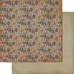 Authentique Manly skräppipaperi Vintage Numbers