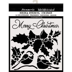 Stamperia sapluuna Merry Christmas