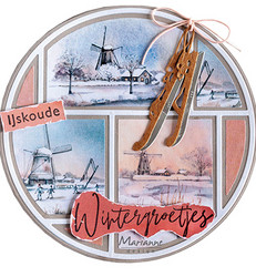 Marianne Design korttikuvat Windmills