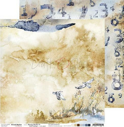 Craft O'clock skräppipaperi Mixed Media, Beauty Restless 01