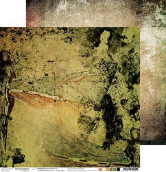 Craft O'clock skräppipaperi Mixed Media, Faded Memories 04