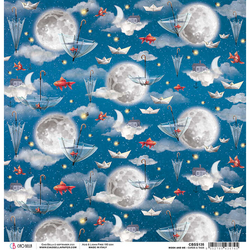 Ciao Bella Moon & Me -skräppipaperi Cards & Tags