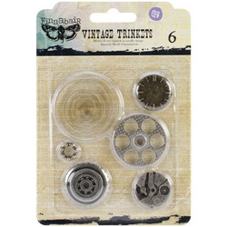 Finnabair Vintage Trinkets -metallikoristeet Washers 2