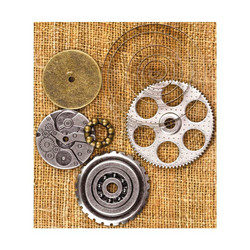 Finnabair Vintage Trinkets -metallikoristeet Washers 2