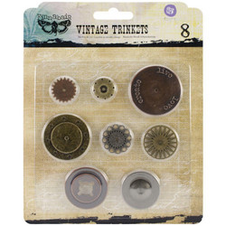 Finnabair Vintage Trinkets -metallikoristeet Washers 1