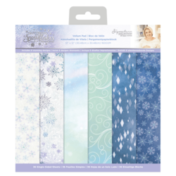 Sara Signature Glittering Snowflakes Vellum -paperipakkaus